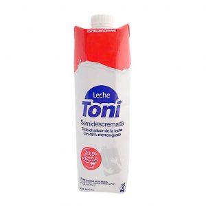 Leche Semidescremada Toni 1L